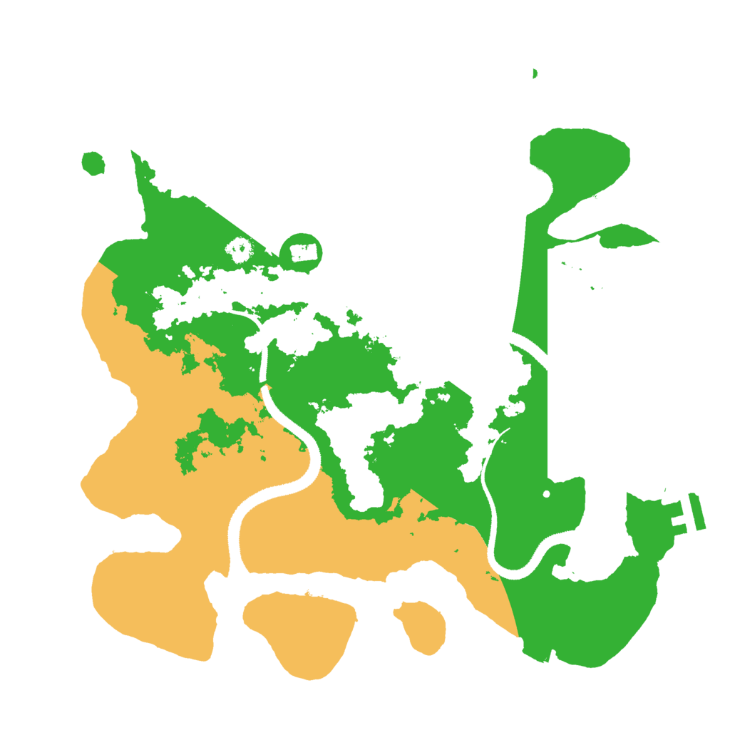 Biome Rust Map: Procedural Map, Size: 3000, Seed: 8253121