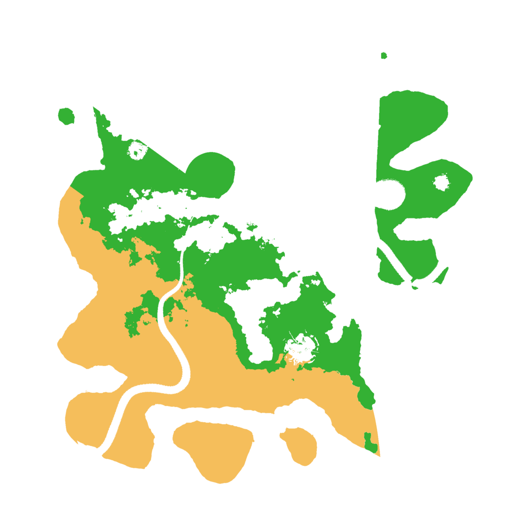 Biome Rust Map: Procedural Map, Size: 3000, Seed: 8253121