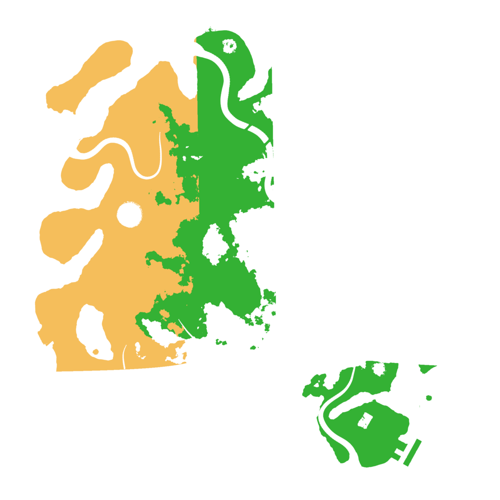 Biome Rust Map: Procedural Map, Size: 3500, Seed: 9745687