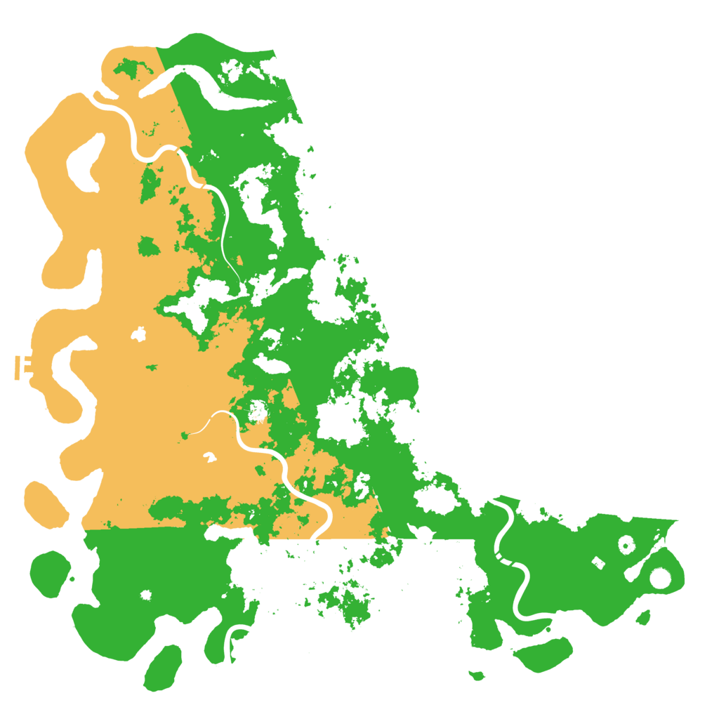 Biome Rust Map: Procedural Map, Size: 6000, Seed: 582321529