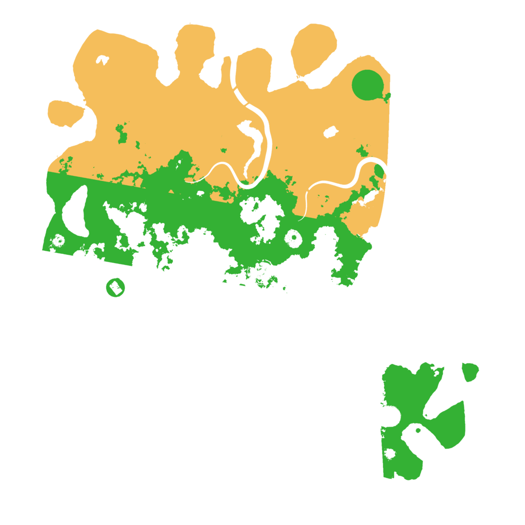 Biome Rust Map: Procedural Map, Size: 4500, Seed: 612795059