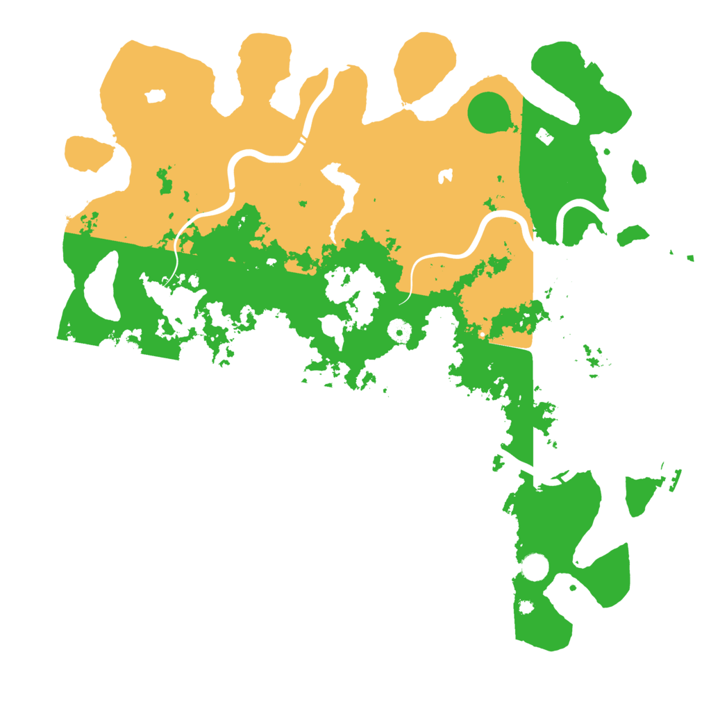 Biome Rust Map: Procedural Map, Size: 4500, Seed: 612795059