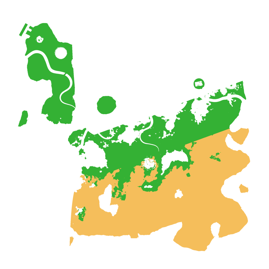 Biome Rust Map: Procedural Map, Size: 4000, Seed: 3246435