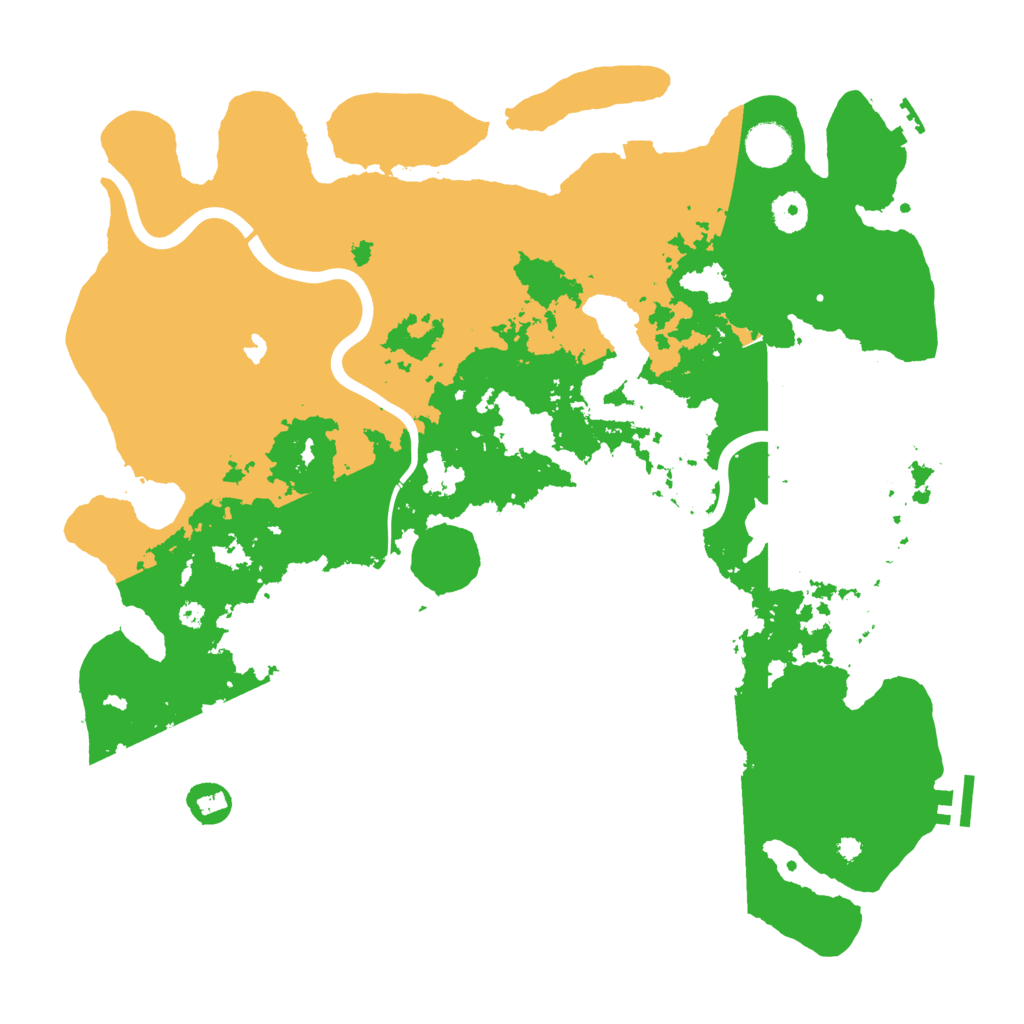 Biome Rust Map: Procedural Map, Size: 4000, Seed: 1153250810