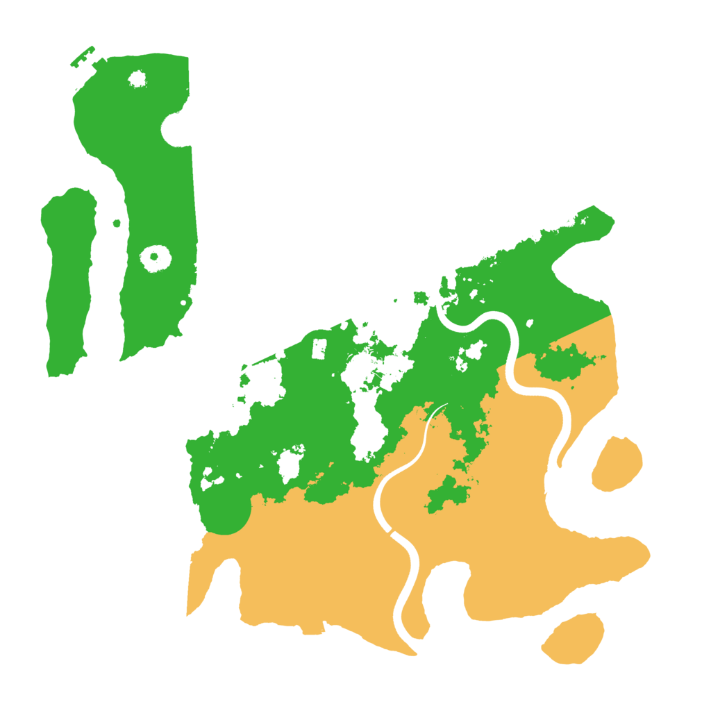 Biome Rust Map: Procedural Map, Size: 3700, Seed: 505000