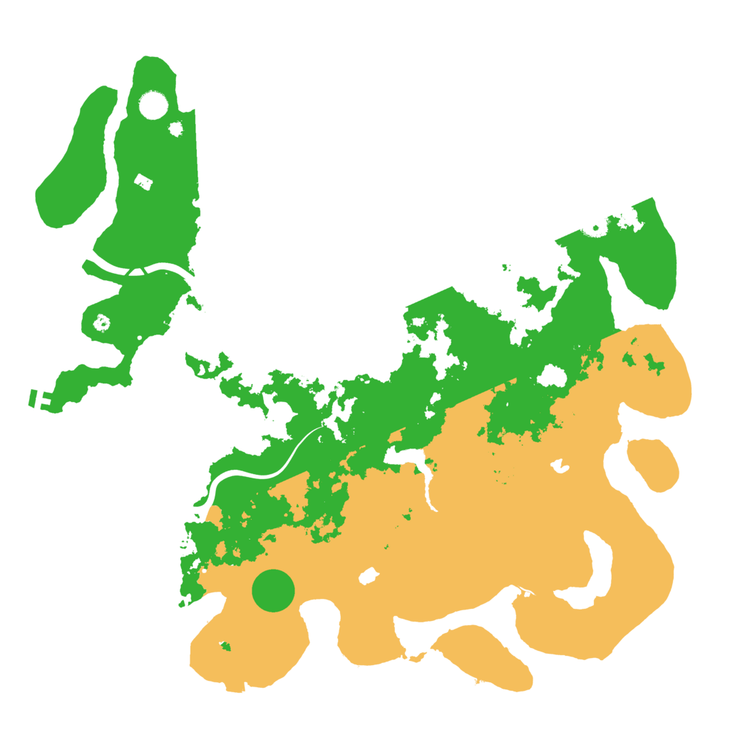 Biome Rust Map: Procedural Map, Size: 4500, Seed: 1375322219