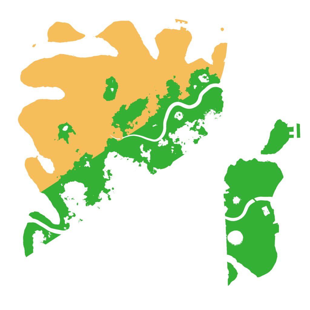 Biome Rust Map: Procedural Map, Size: 3750, Seed: 1995226573