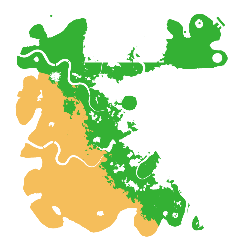 Biome Rust Map: Procedural Map, Size: 4500, Seed: 1194735527