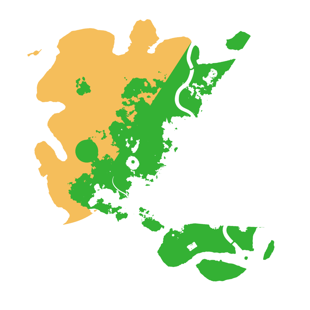 Biome Rust Map: Procedural Map, Size: 3600, Seed: 768190
