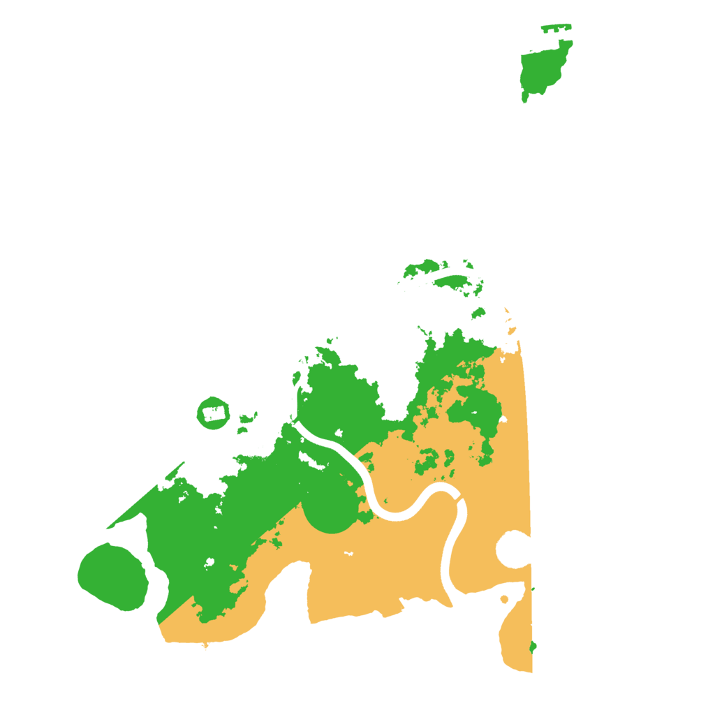 Biome Rust Map: Procedural Map, Size: 3600, Seed: 2106593295