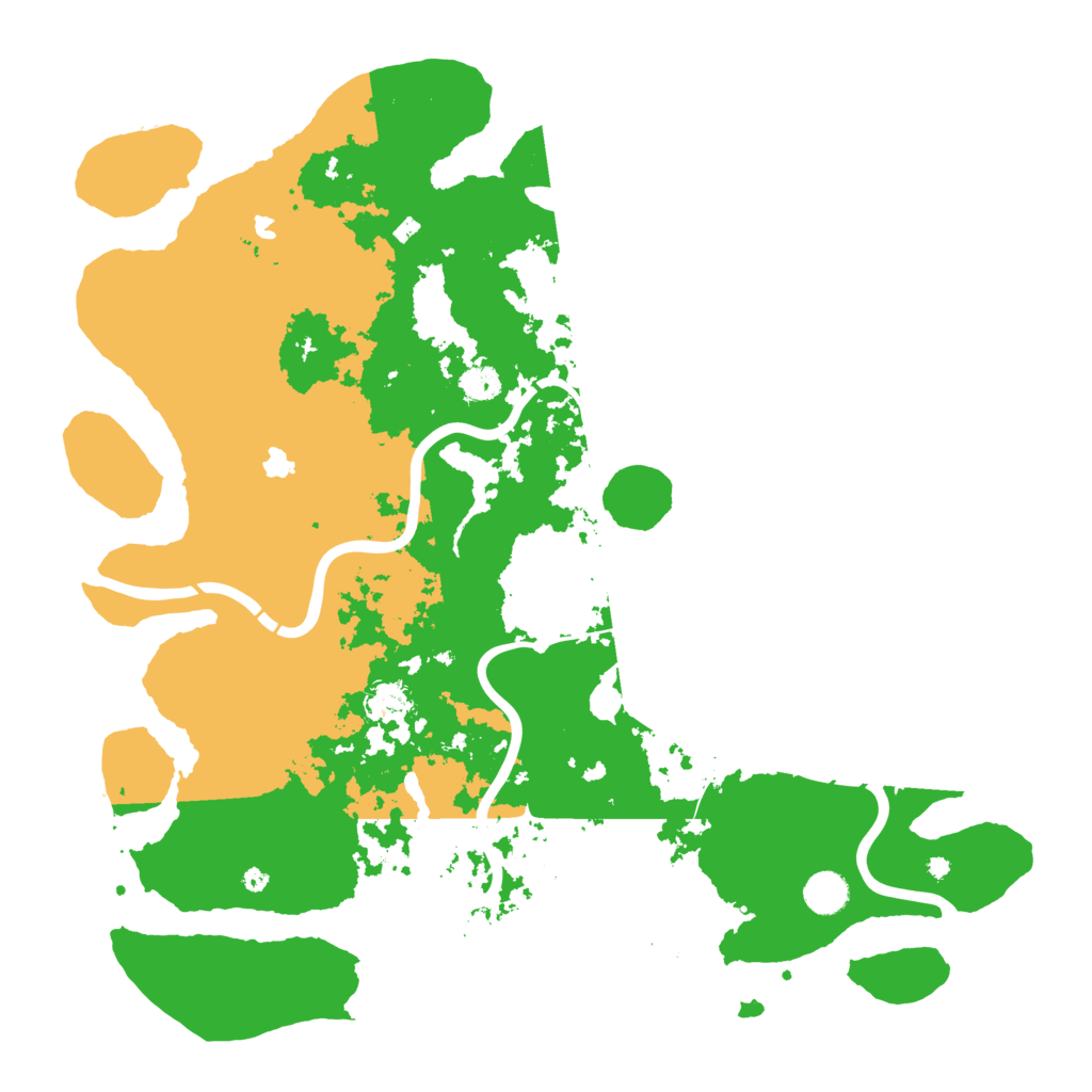 Biome Rust Map: Procedural Map, Size: 4500, Seed: 19932002
