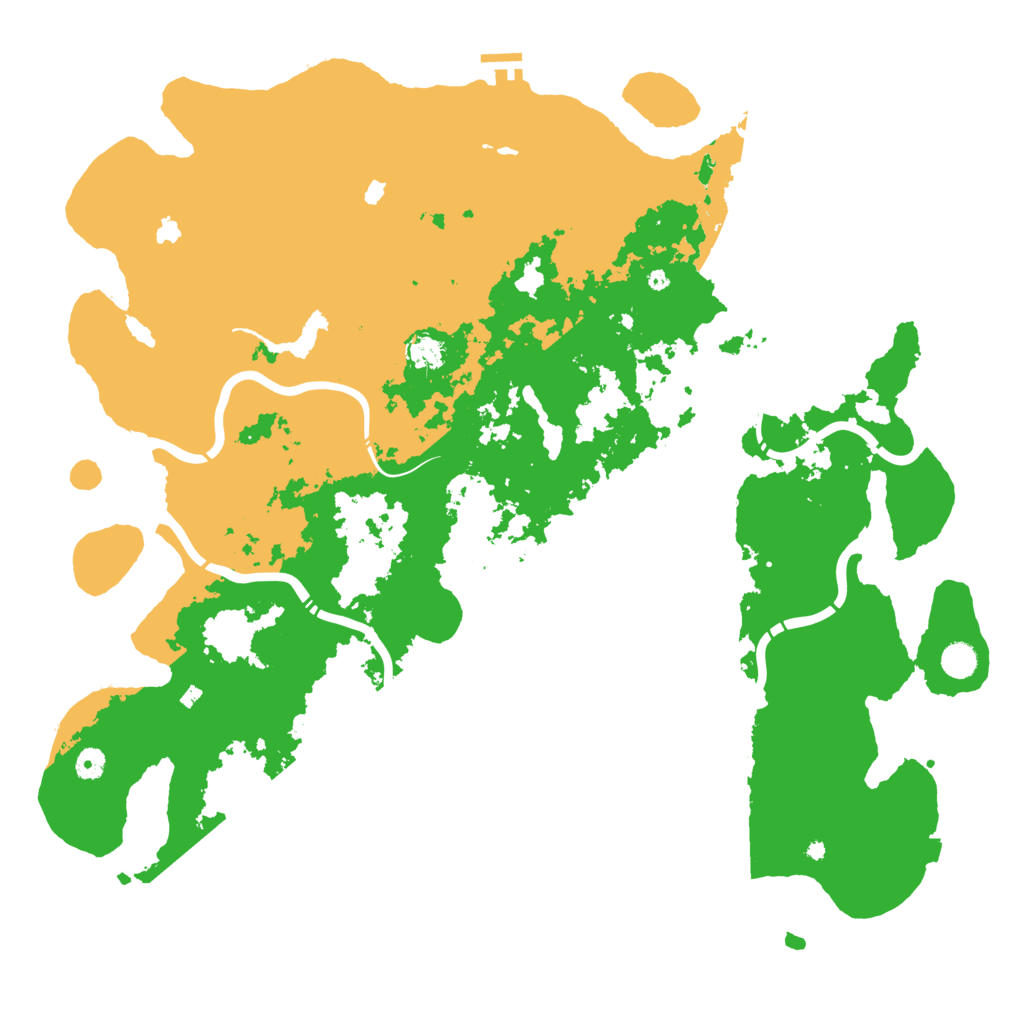 Biome Rust Map: Procedural Map, Size: 5005, Seed: 2129951749