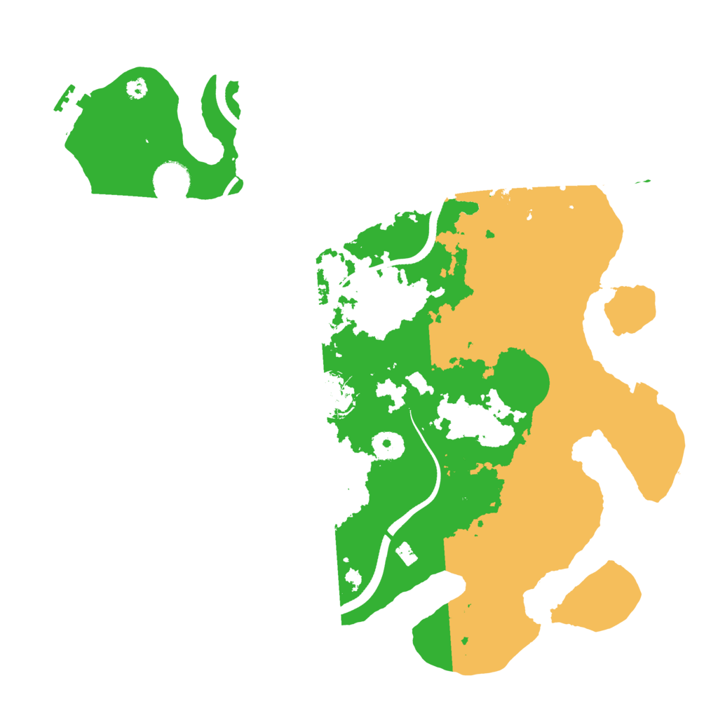 Biome Rust Map: Procedural Map, Size: 3500, Seed: 52172620