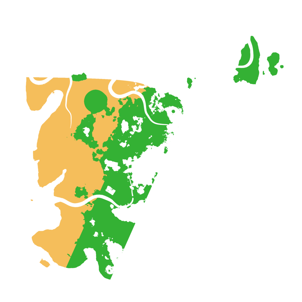 Biome Rust Map: Procedural Map, Size: 3500, Seed: 1349726098