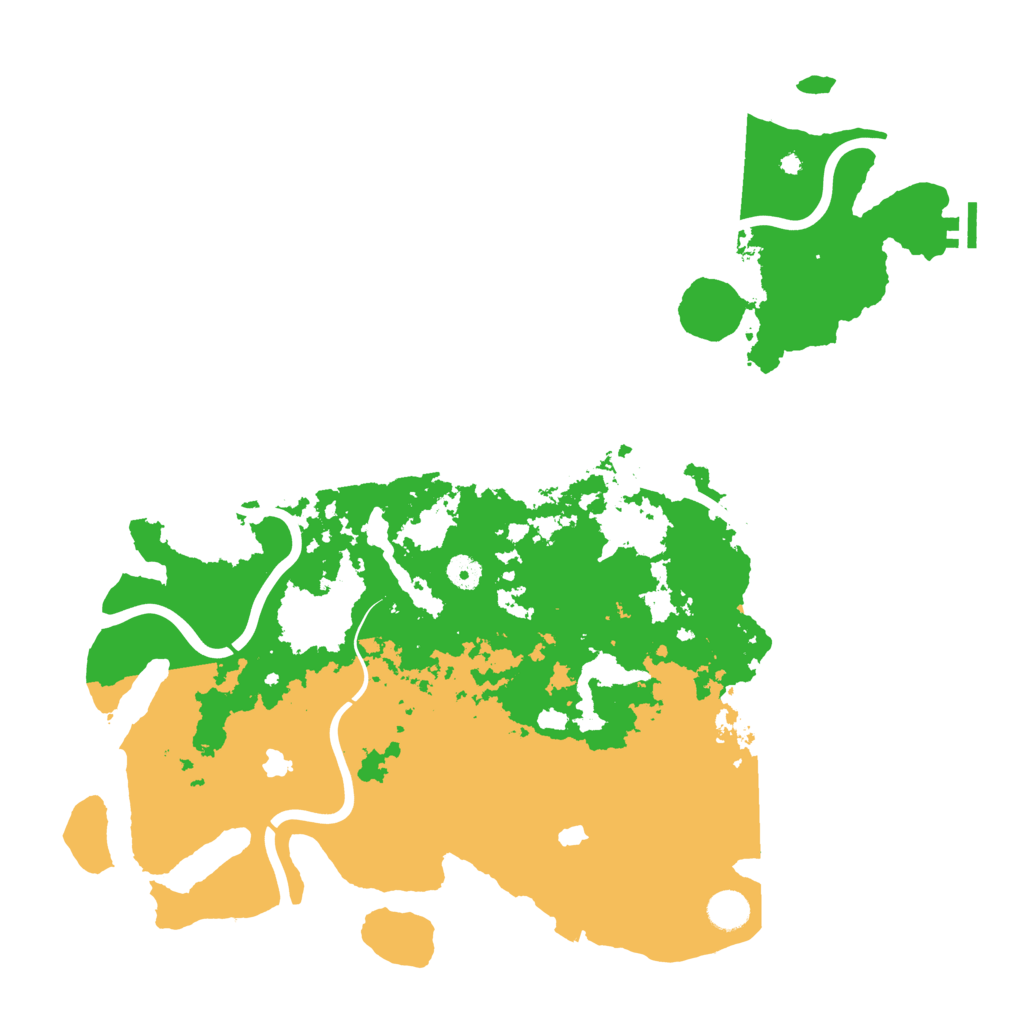 Biome Rust Map: Procedural Map, Size: 4500, Seed: 424783435
