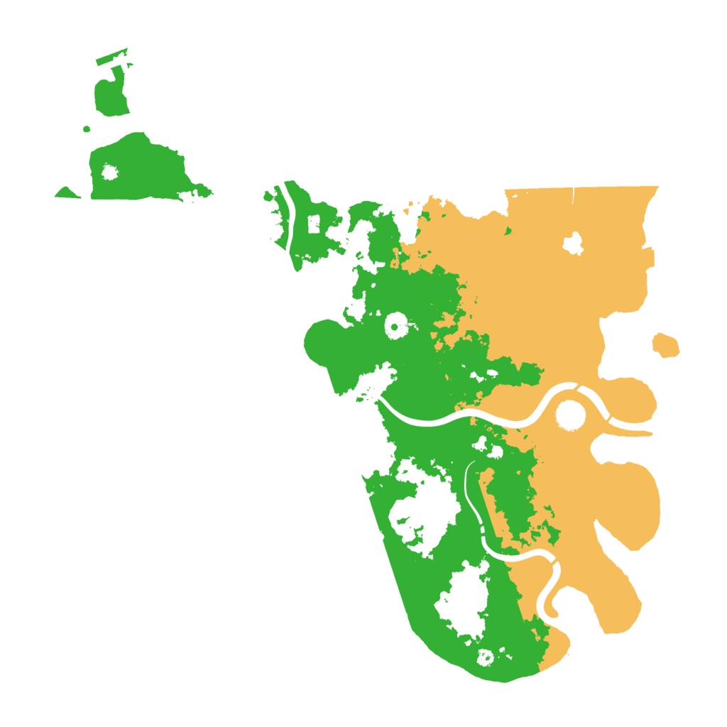 Biome Rust Map: Procedural Map, Size: 4250, Seed: 843511192