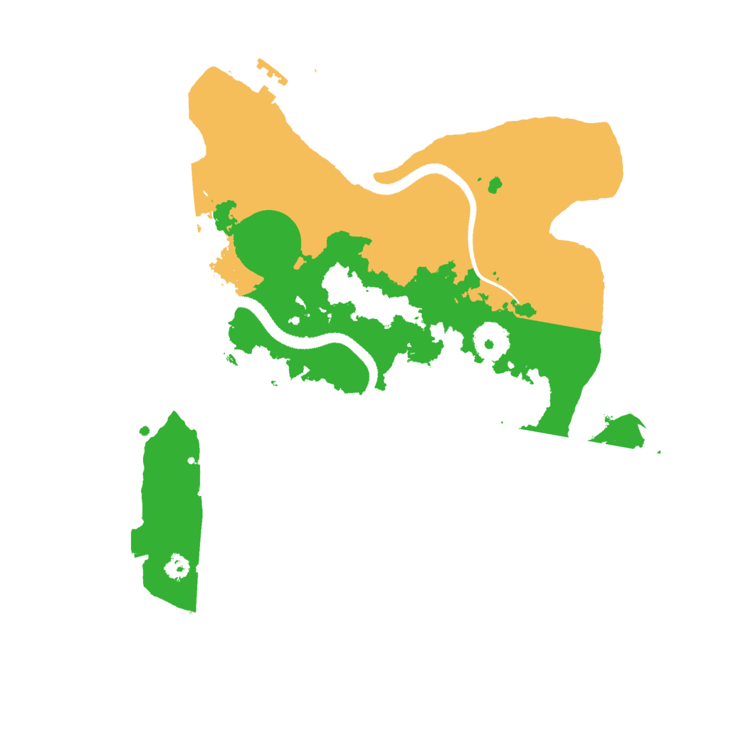 Biome Rust Map: Procedural Map, Size: 3000, Seed: 684007307