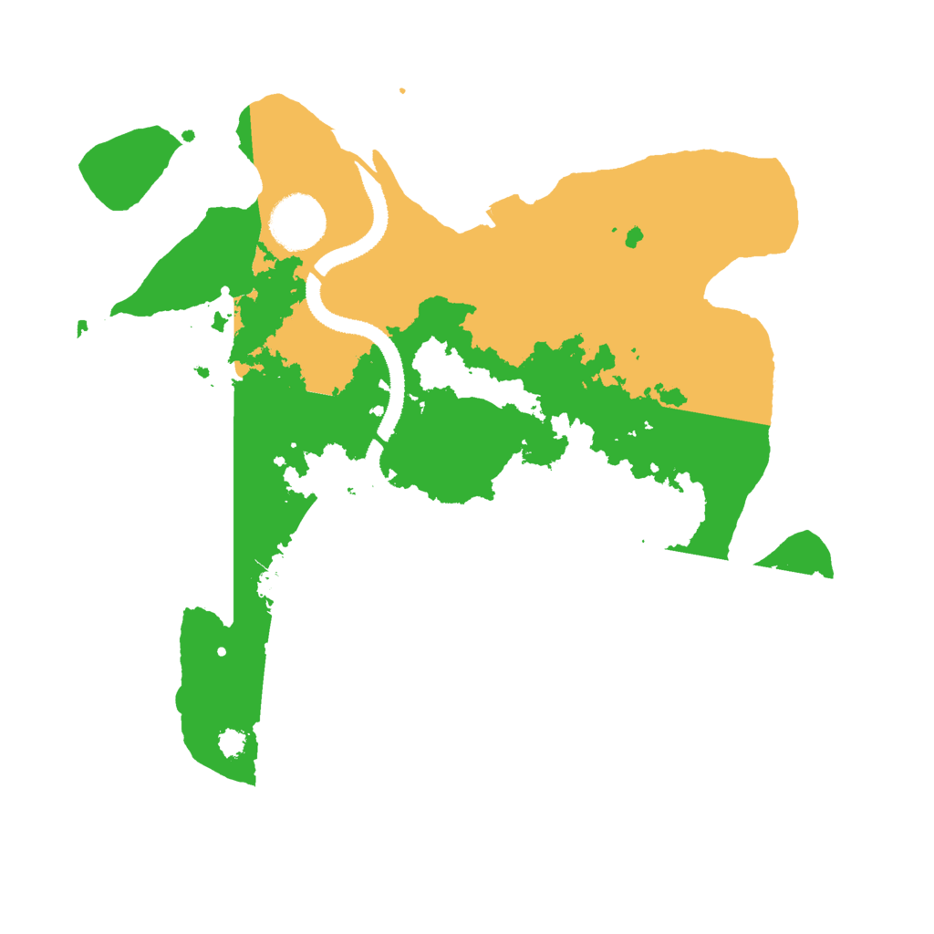 Biome Rust Map: Procedural Map, Size: 3000, Seed: 684007307