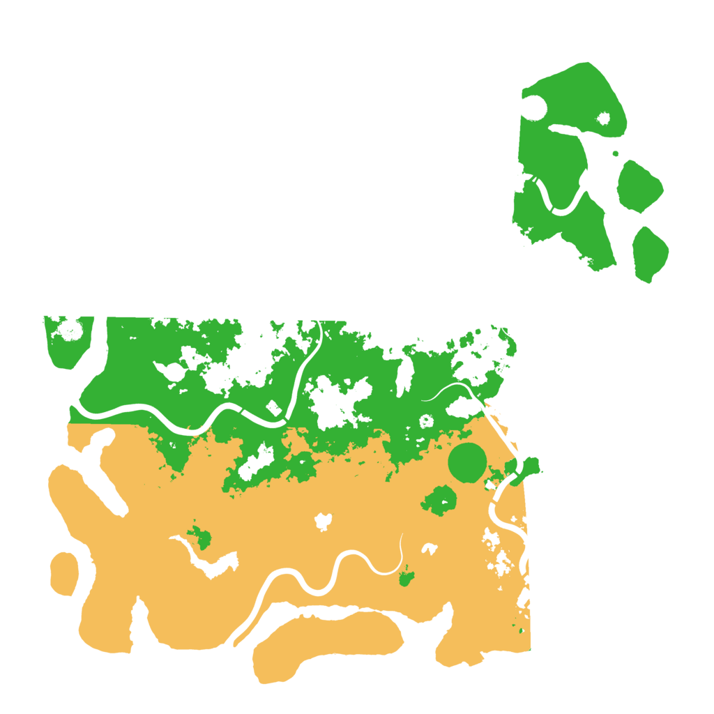 Biome Rust Map: Procedural Map, Size: 5000, Seed: 5985