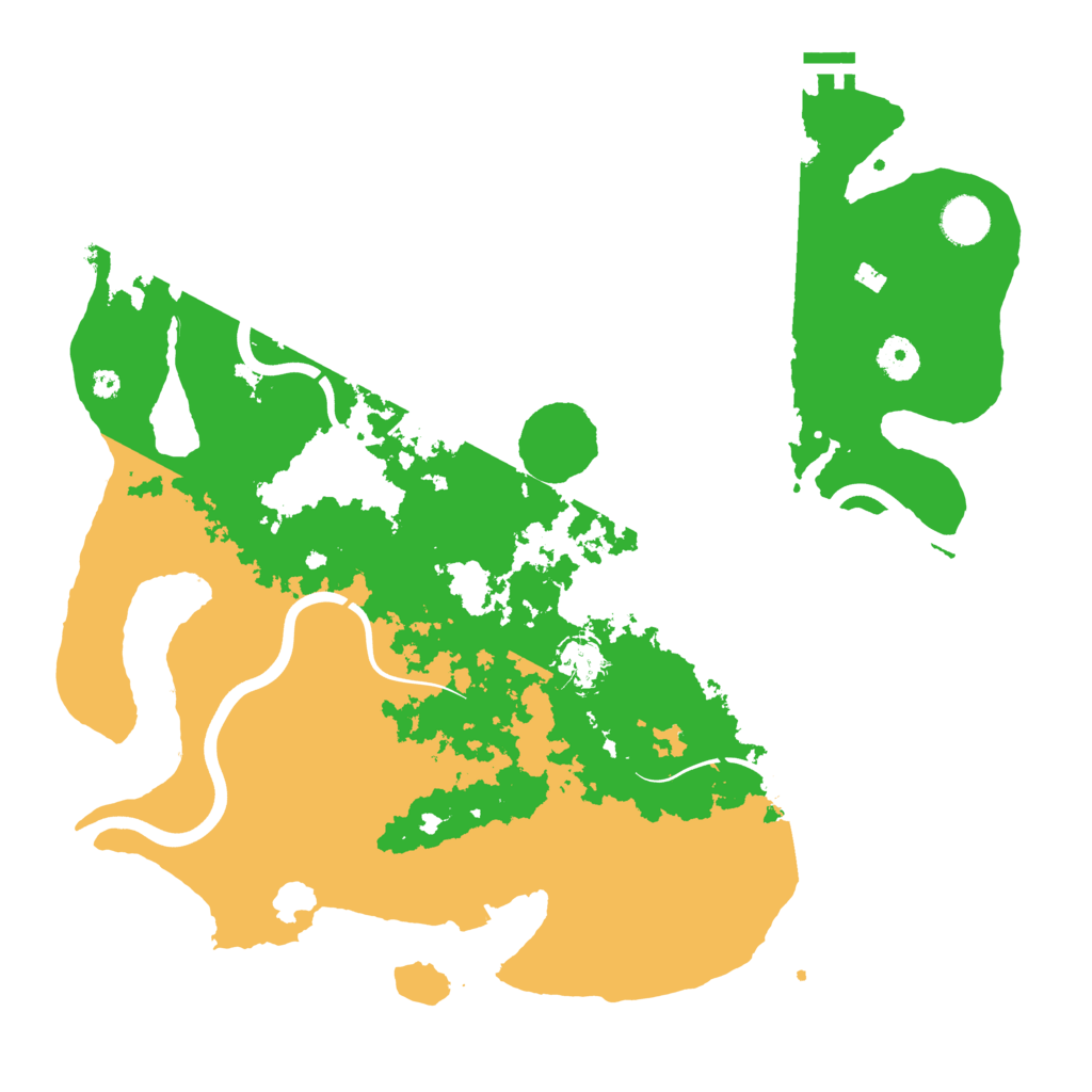 Biome Rust Map: Procedural Map, Size: 3900, Seed: 17517
