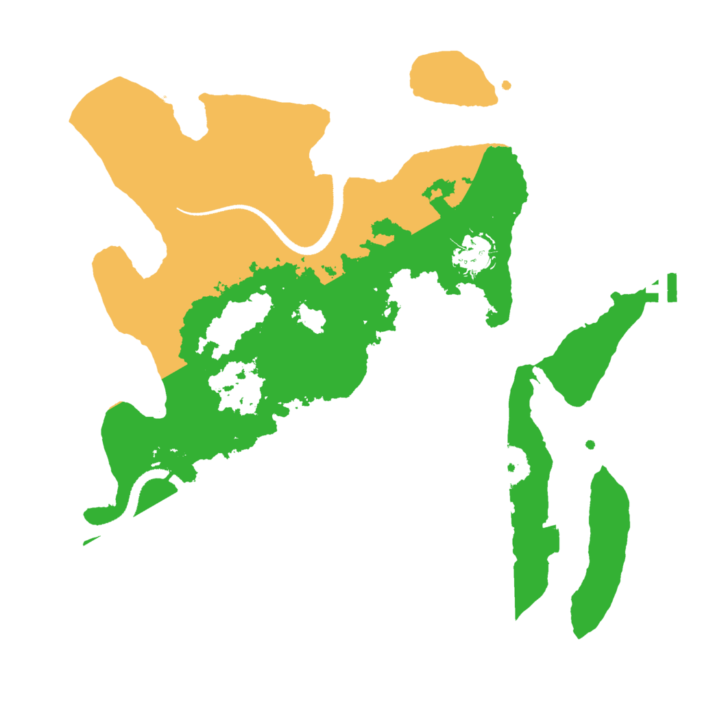 Biome Rust Map: Procedural Map, Size: 3000, Seed: 1983535750