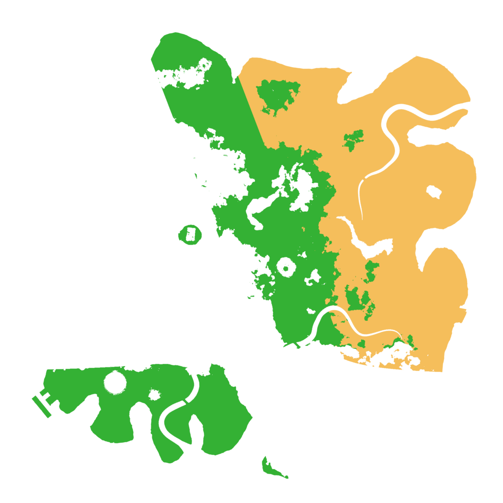 Biome Rust Map: Procedural Map, Size: 4000, Seed: 54331