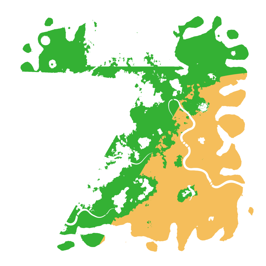 Biome Rust Map: Procedural Map, Size: 5000, Seed: 1218