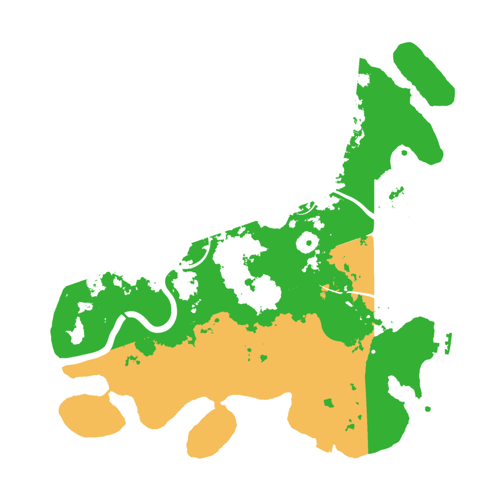 Biome Rust Map: Procedural Map, Size: 3500, Seed: 806788757