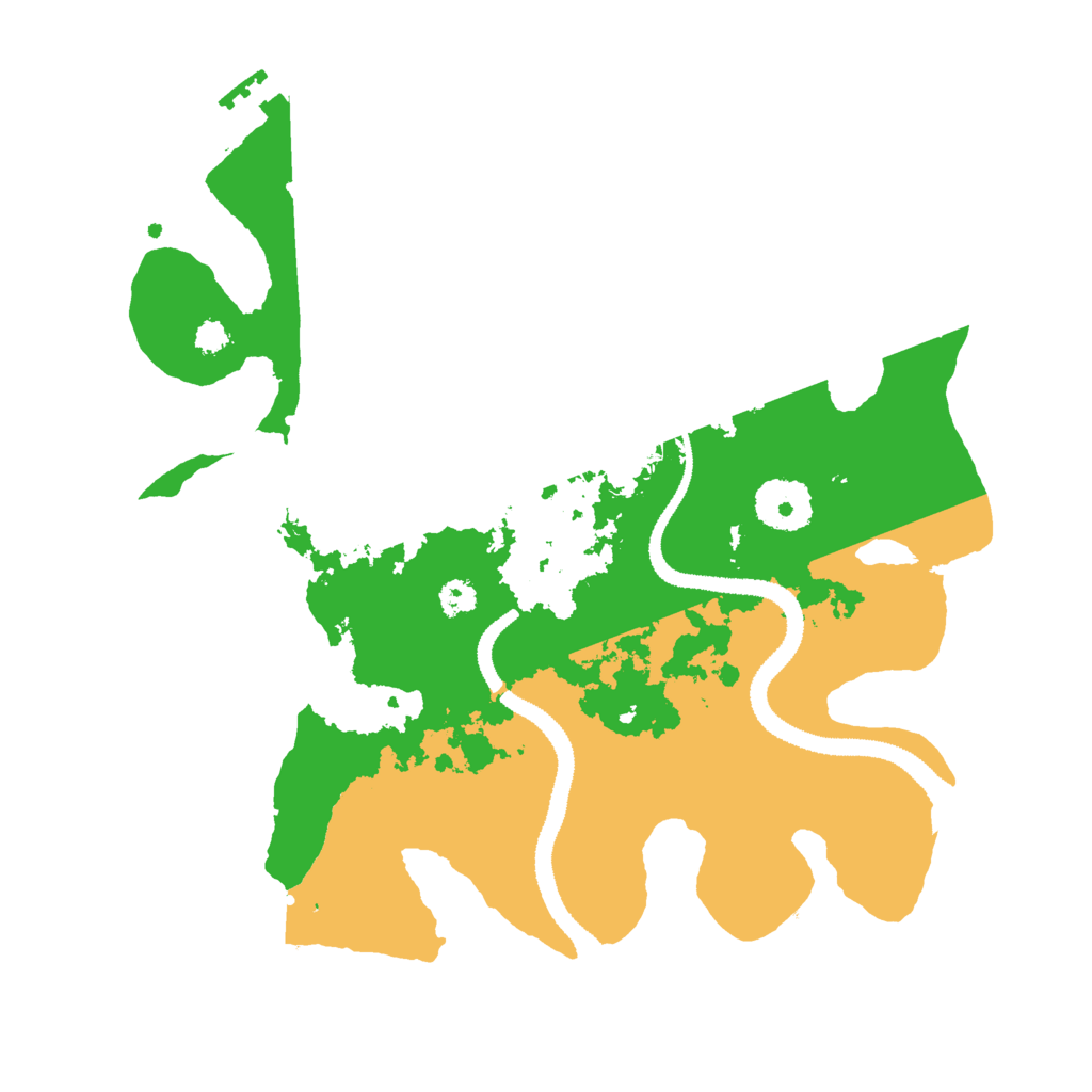 Biome Rust Map: Procedural Map, Size: 3000, Seed: 1242612572