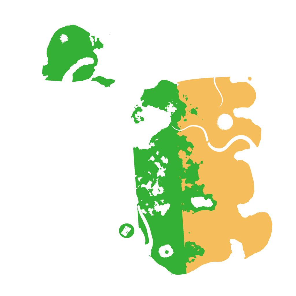 Biome Rust Map: Procedural Map, Size: 3300, Seed: 1626367456