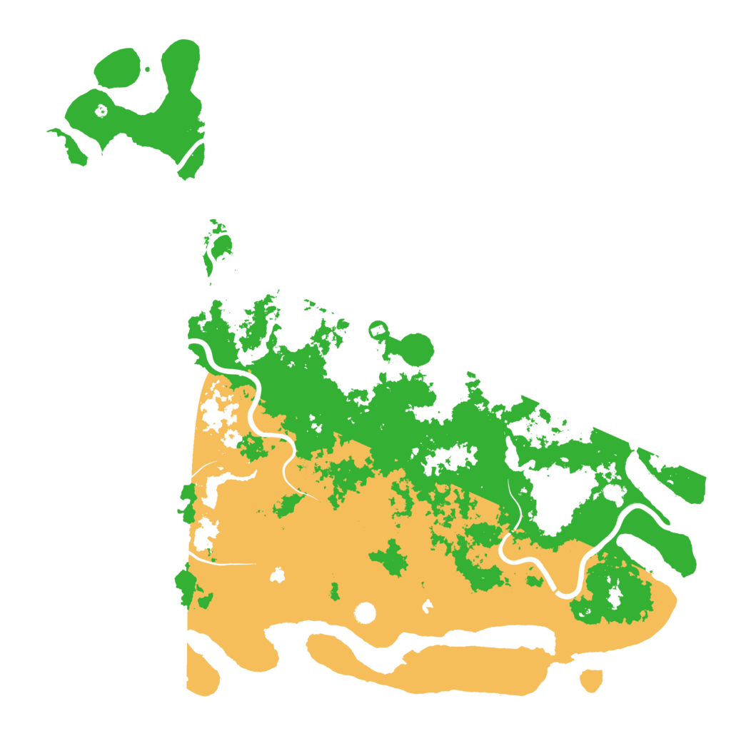Biome Rust Map: Procedural Map, Size: 6000, Seed: 19612590