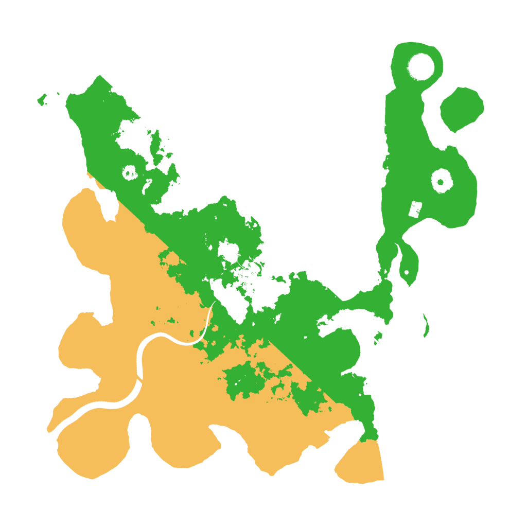 Biome Rust Map: Procedural Map, Size: 3500, Seed: 1203837895