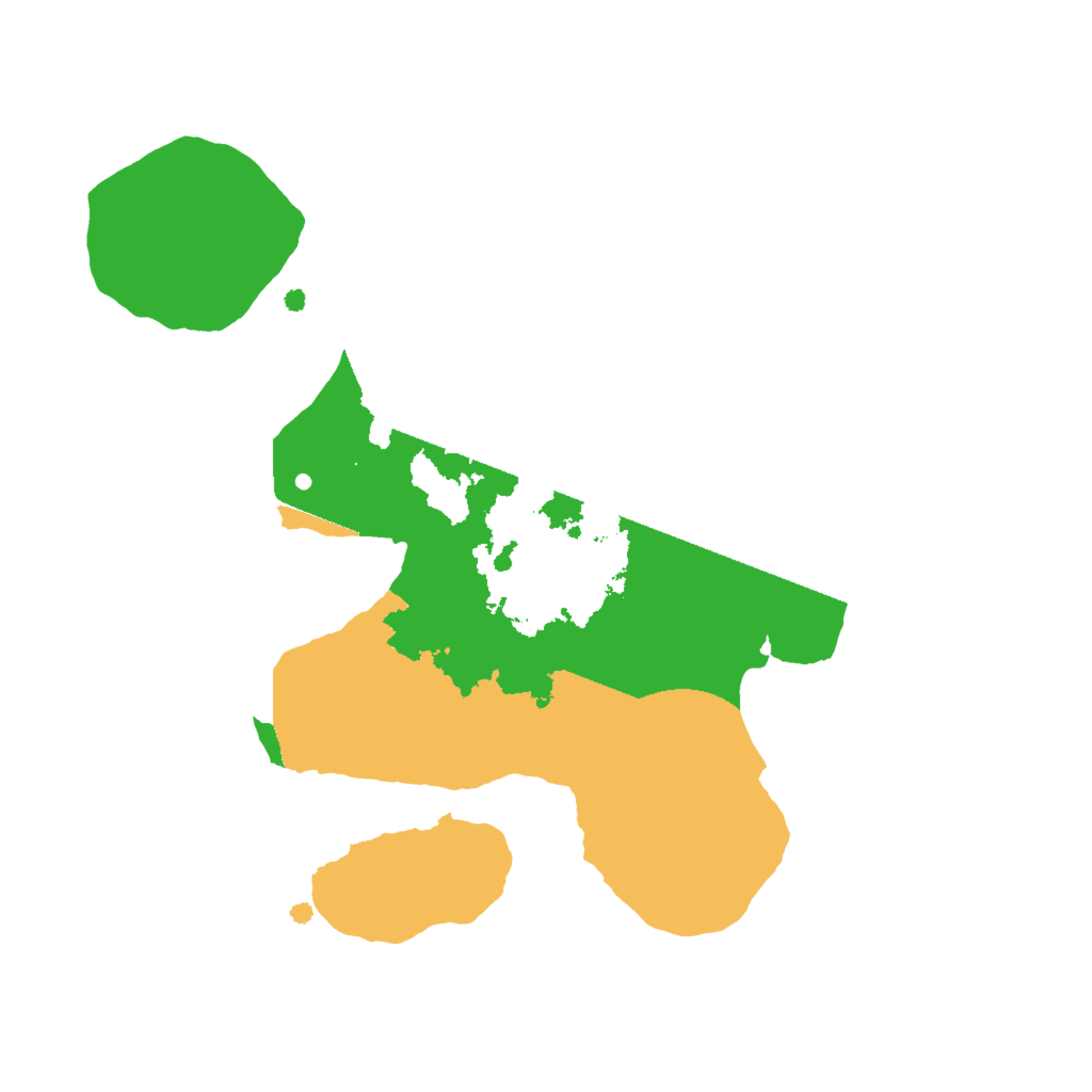 Biome Rust Map: Procedural Map, Size: 2000, Seed: 1640345551