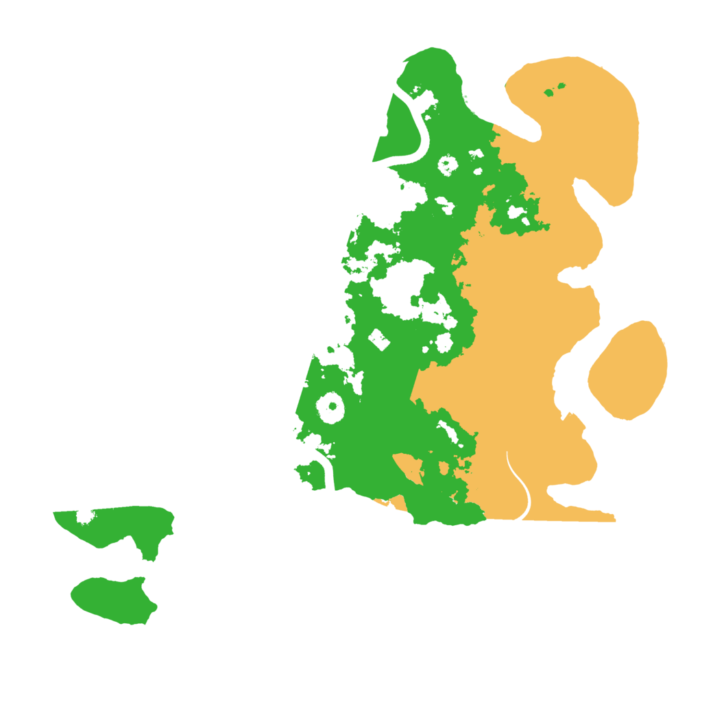 Biome Rust Map: Procedural Map, Size: 3600, Seed: 70193362