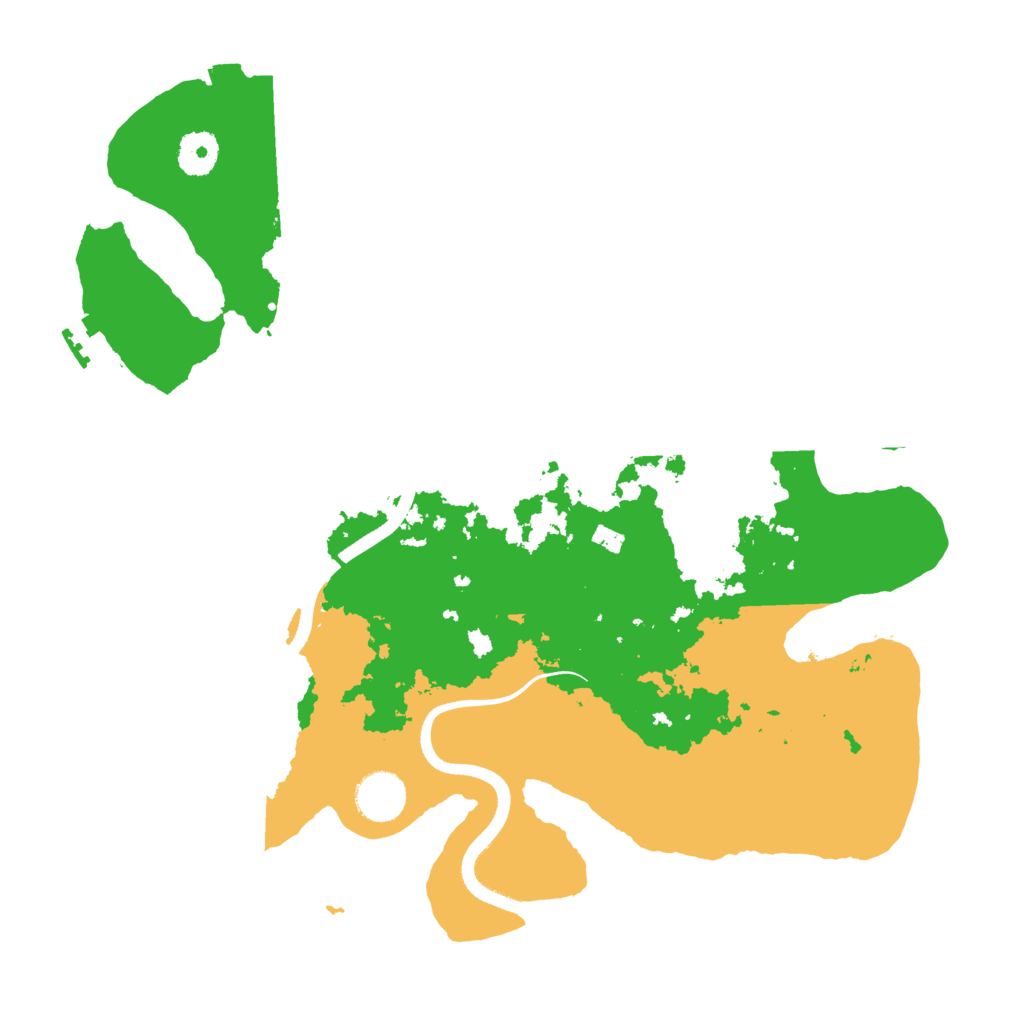 Biome Rust Map: Procedural Map, Size: 3600, Seed: 462389