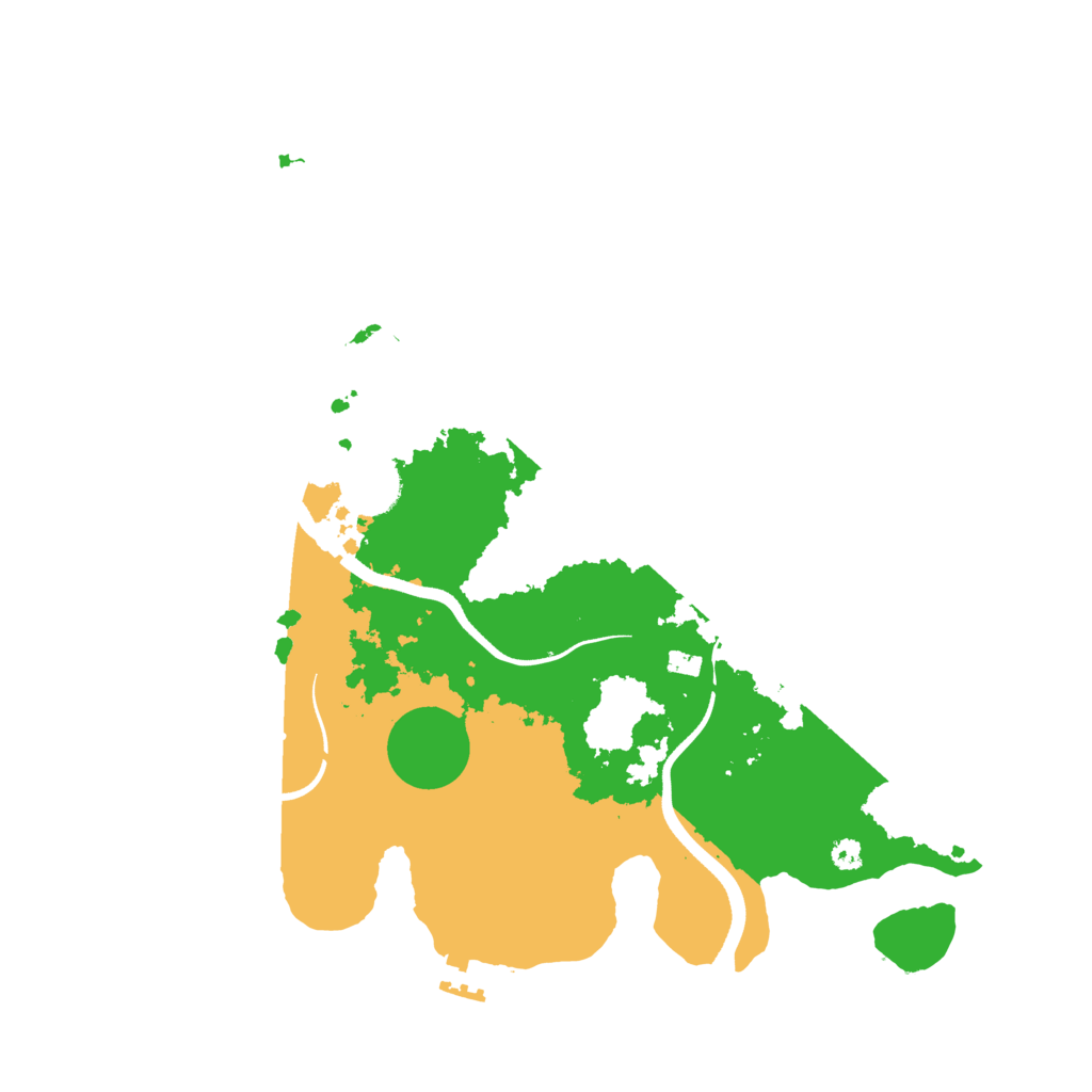 Biome Rust Map: Procedural Map, Size: 3500, Seed: 942290244