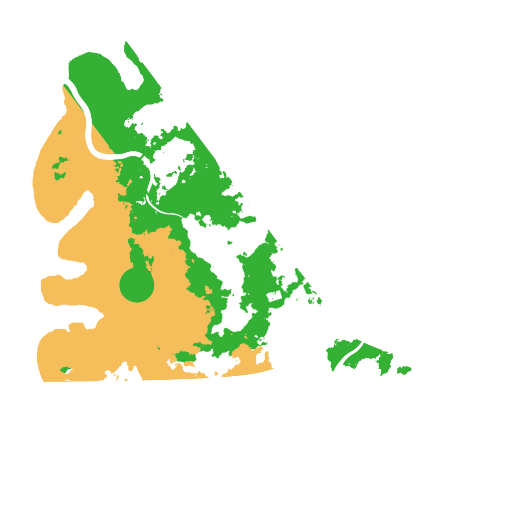 Biome Rust Map: Procedural Map, Size: 3900, Seed: 96532539