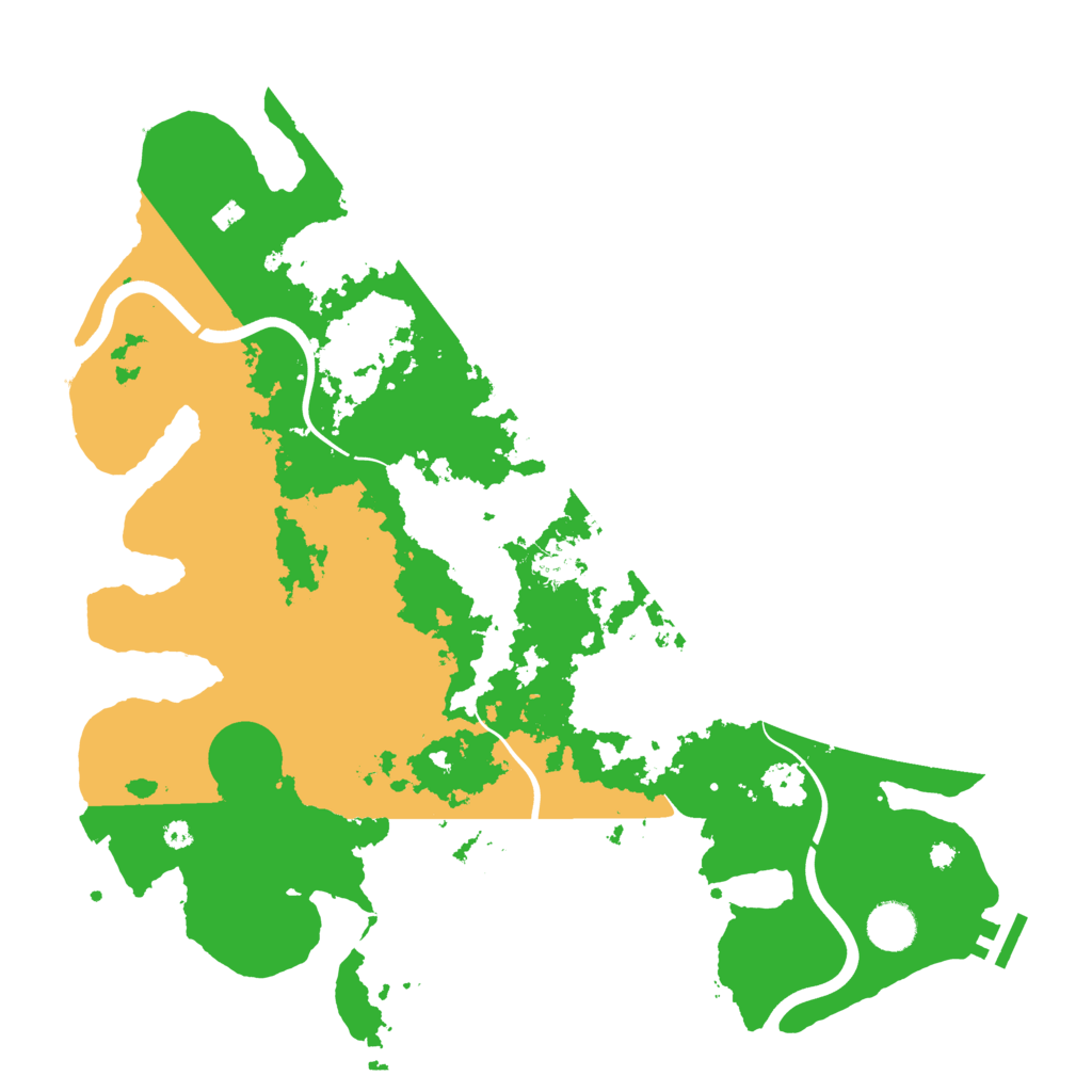 Biome Rust Map: Procedural Map, Size: 3900, Seed: 96532539