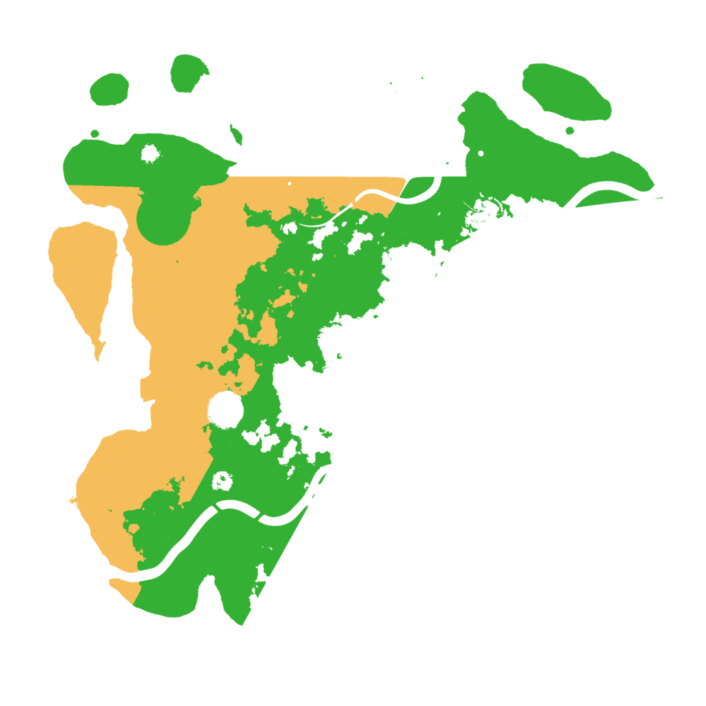 Biome Rust Map: Procedural Map, Size: 3500, Seed: 16161616