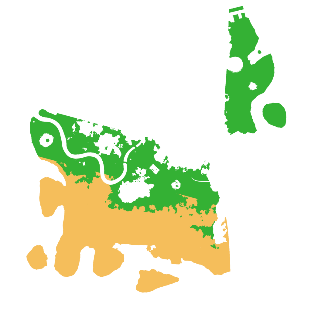 Biome Rust Map: Procedural Map, Size: 3500, Seed: 1282862080