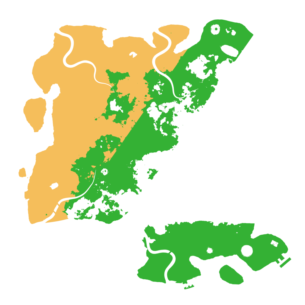 Biome Rust Map: Procedural Map, Size: 4600, Seed: 1684403726