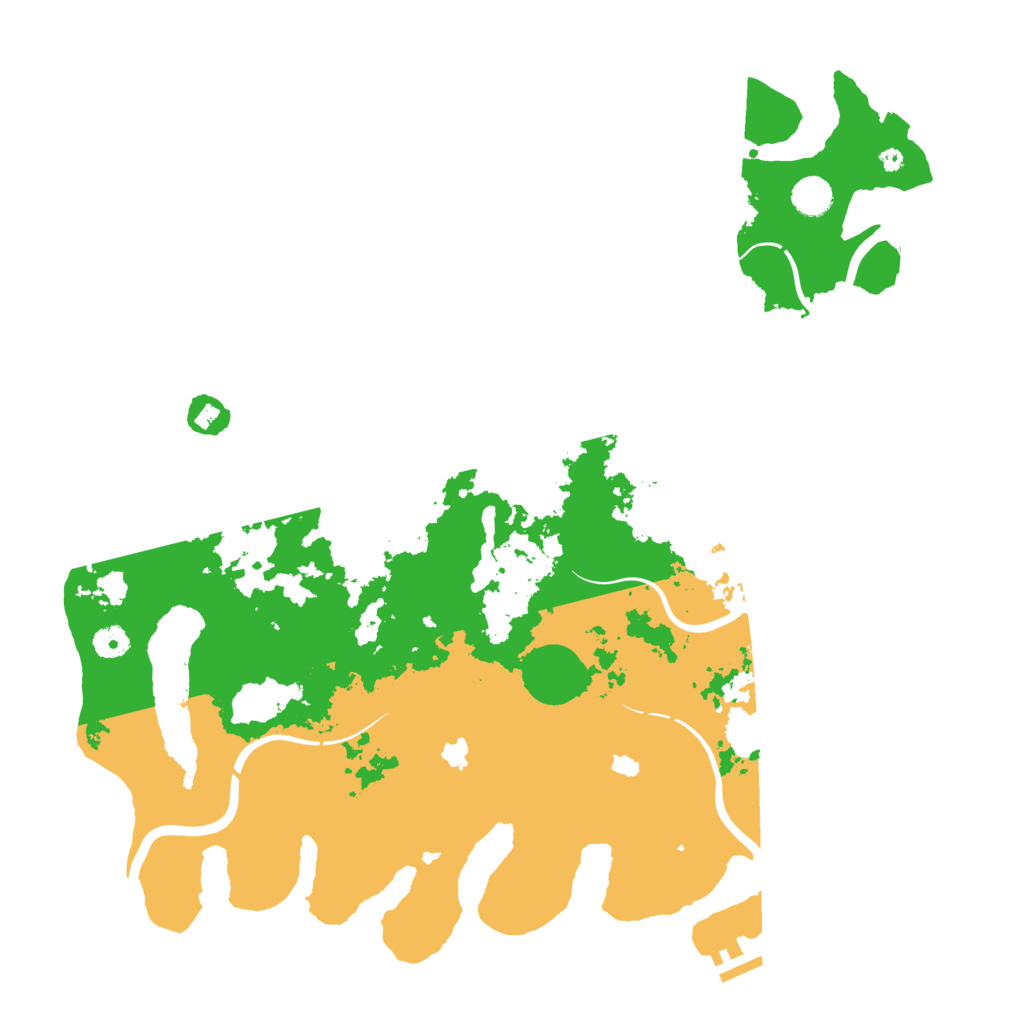 Biome Rust Map: Procedural Map, Size: 4500, Seed: 1692641461