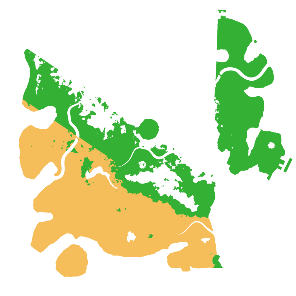 Biome Rust Map: Procedural Map, Size: 4000, Seed: 953718339