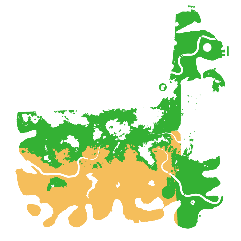 Biome Rust Map: Procedural Map, Size: 5000, Seed: 1154272946