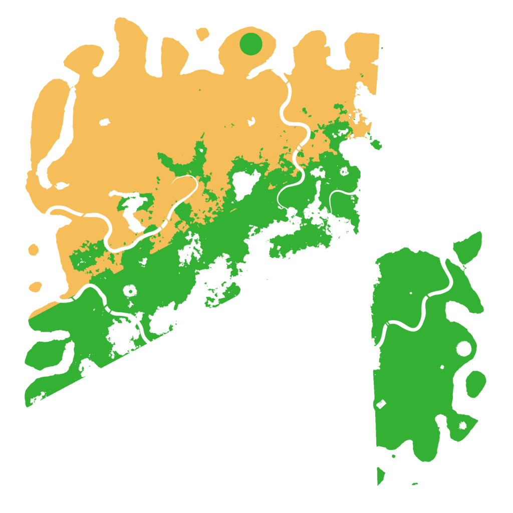 Biome Rust Map: Procedural Map, Size: 6000, Seed: 1866584368