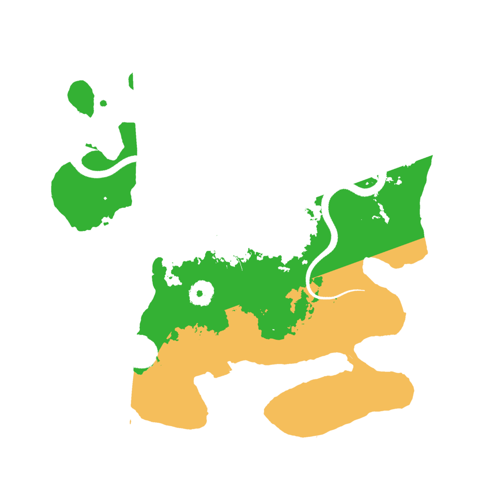 Biome Rust Map: Procedural Map, Size: 3000, Seed: 4361