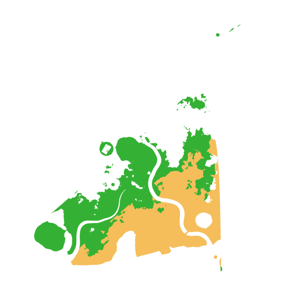Biome Rust Map: Procedural Map, Size: 3400, Seed: 2106593295
