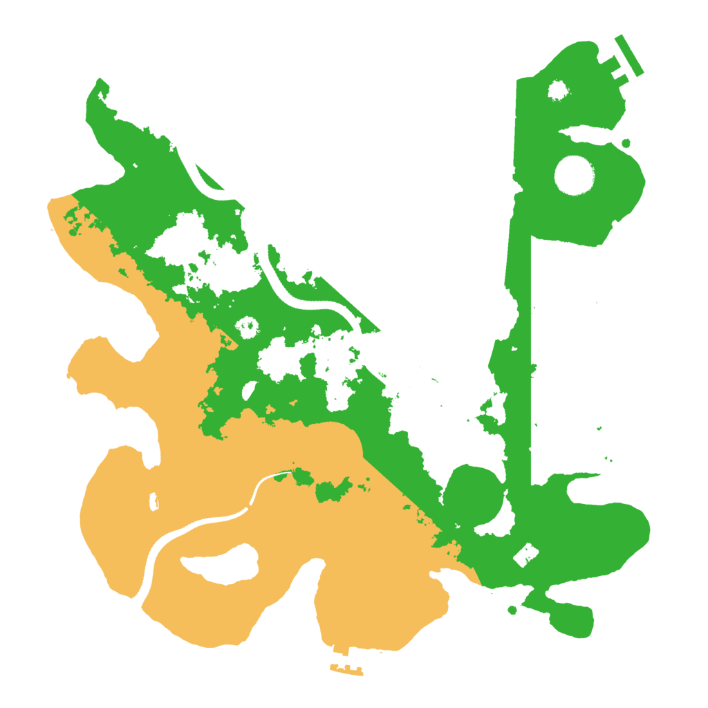 Biome Rust Map: Procedural Map, Size: 3200, Seed: 679771322