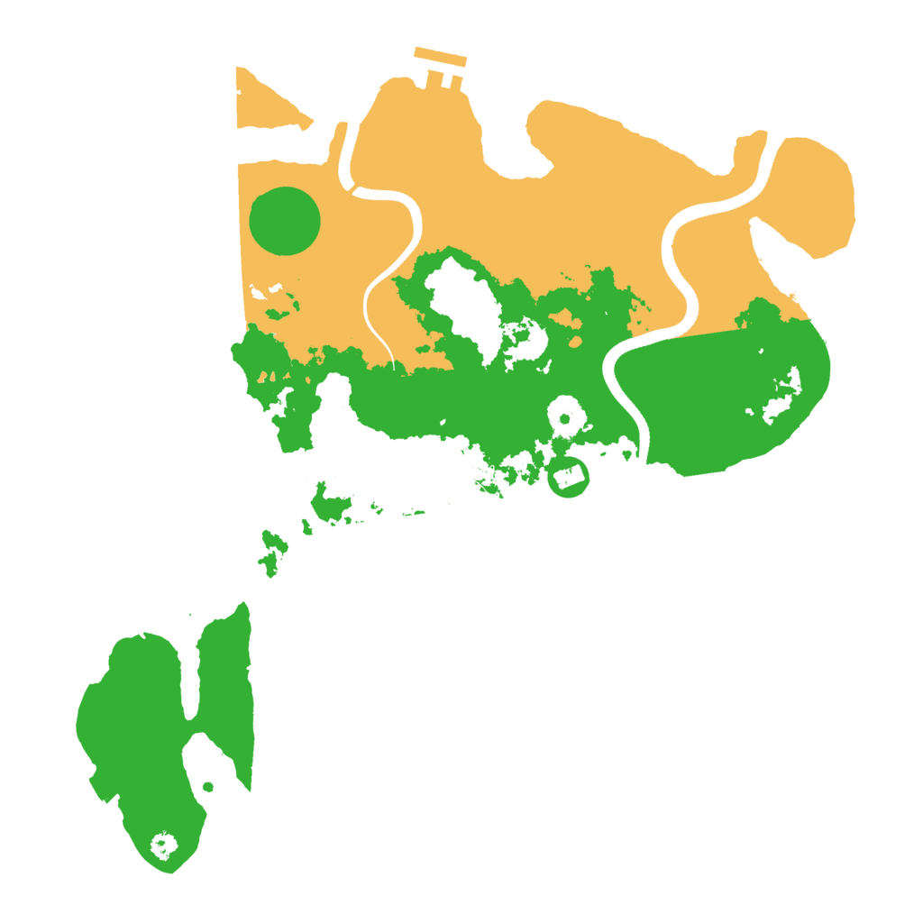 Biome Rust Map: Procedural Map, Size: 3550, Seed: 693611944