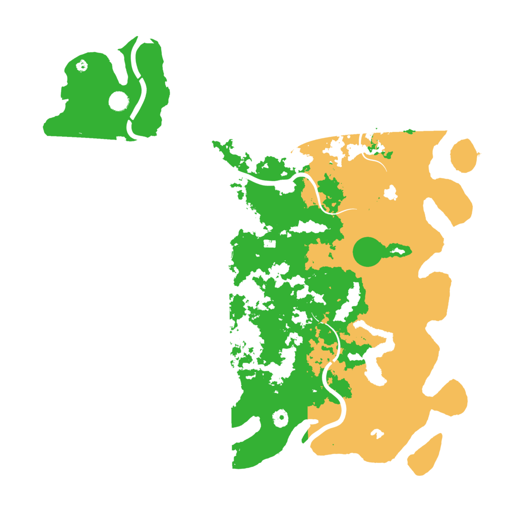 Biome Rust Map: Procedural Map, Size: 4500, Seed: 223655556